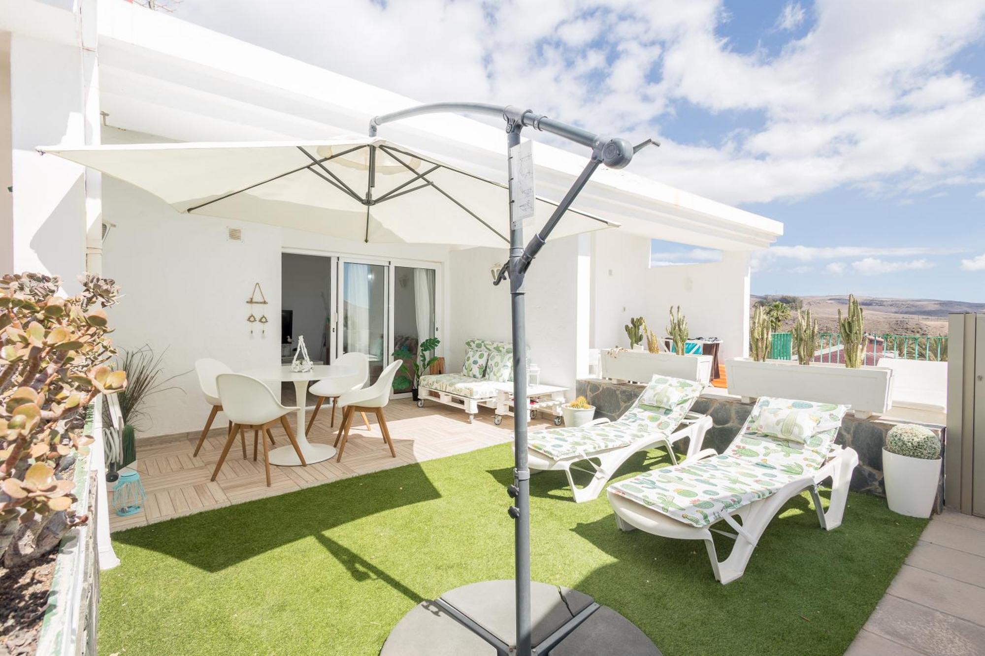 Playa Del Aguila Bungalow Con Terraza Solarium Maspalomas  Luaran gambar